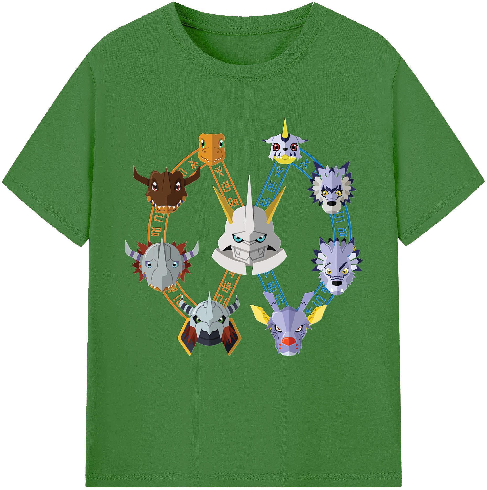 （画像用） Digimon デジタルモンスター/デジモン レディースカジュアルプリントTシャツ（綿100％）